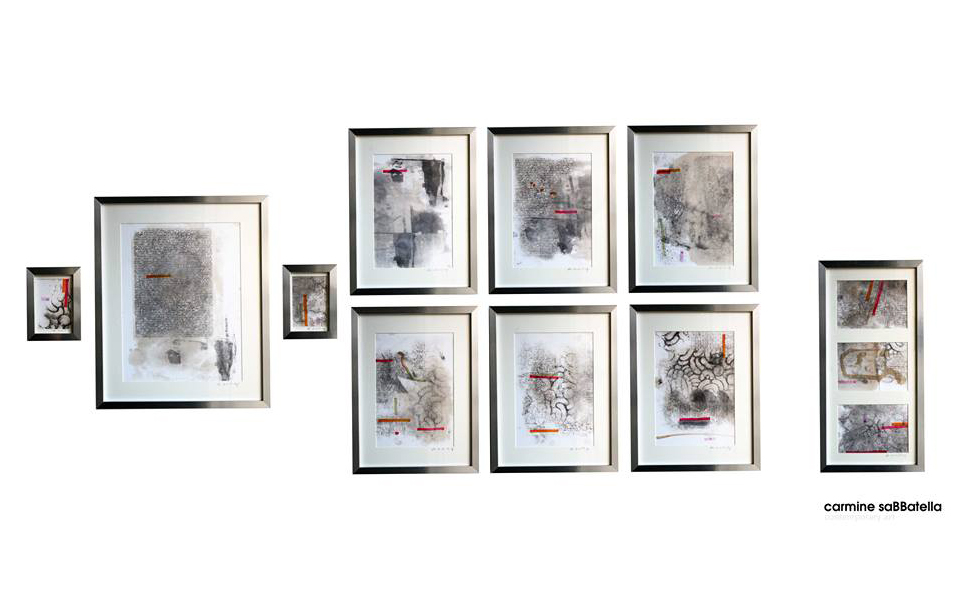 The dog dream, tecnica mista su carta, 30x20, 2013